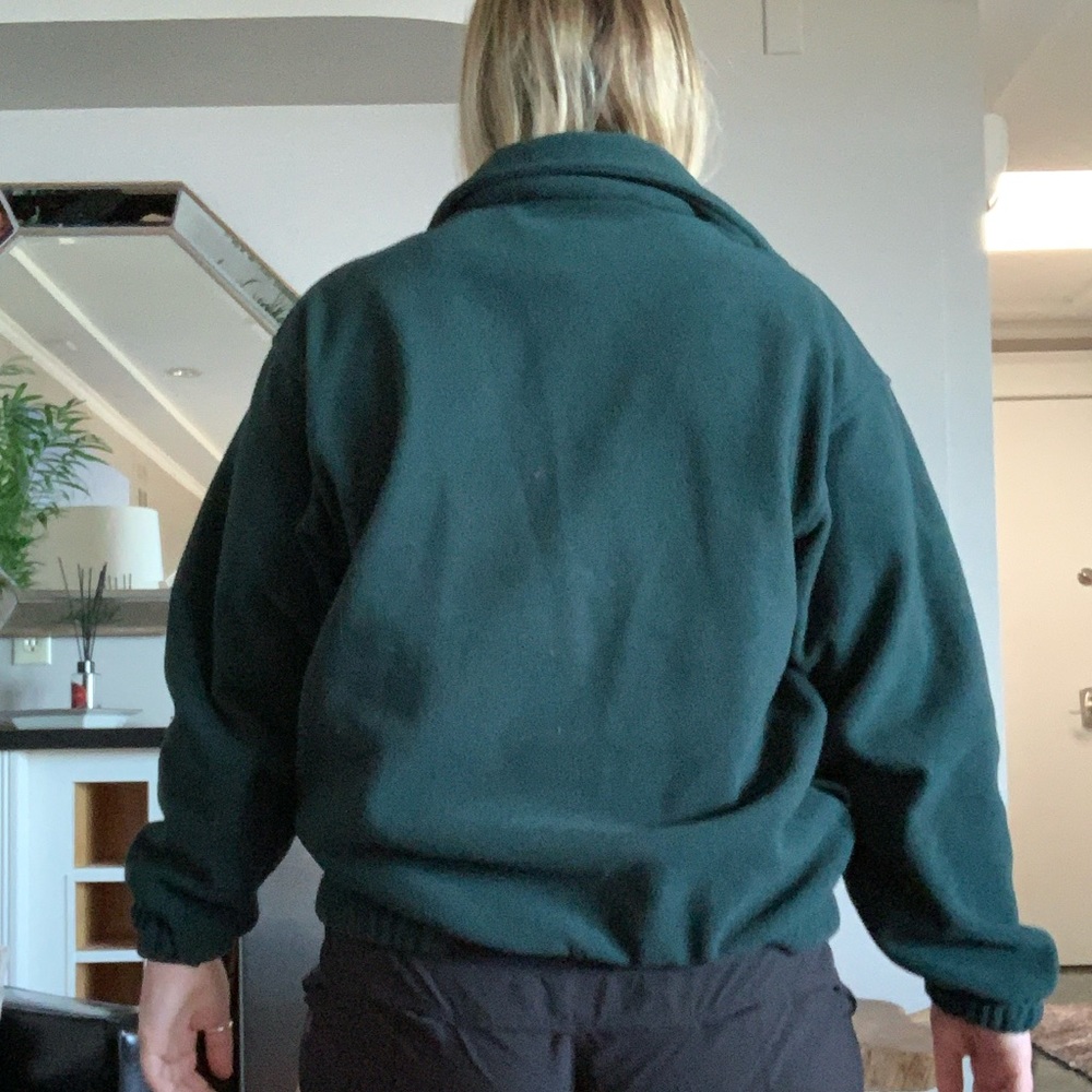 Vintage Green Lake Forest Quarter Zip